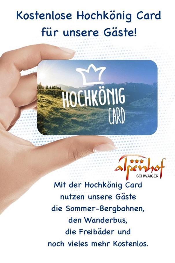 Alpenhof Schwaiger - Hotel Garni Mühlbach am Hochkönig Kültér fotó